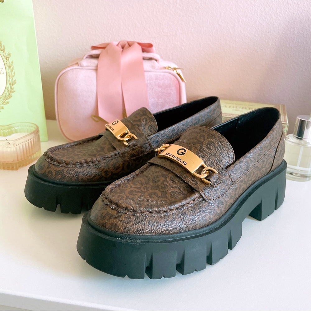 Guess G Brown Shoes loafers